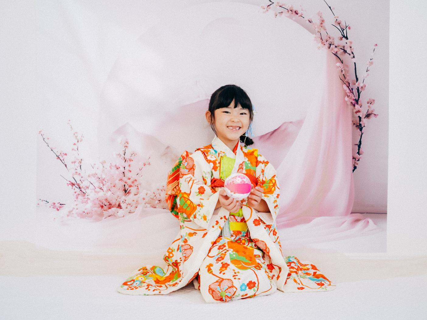 桃の花のアーチボードマット  ひな祭りや七五三、お誕生日の飾りつけに