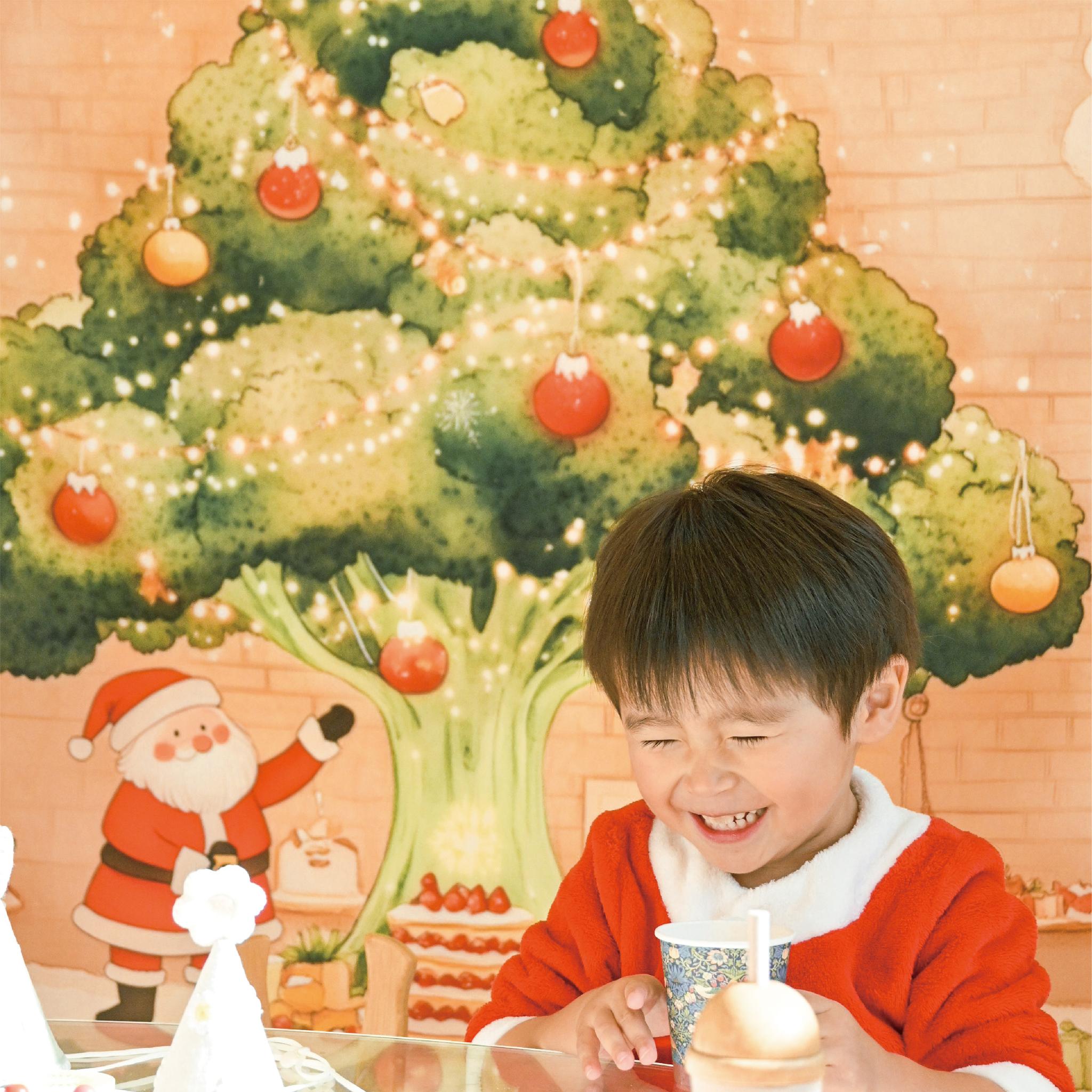 ［11/20 21:00～発売］サンタとクリスマスツリーマット/おうちスタジオ/おうちフォトに ［背景布］[撮影小物] | 16枚目