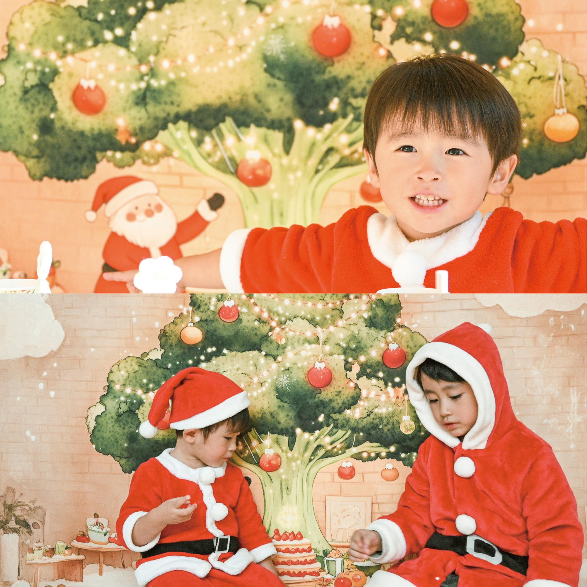 ［11/20 21:00～発売］サンタとクリスマスツリーマット/おうちスタジオ/おうちフォトに ［背景布］[撮影小物] | 19枚目