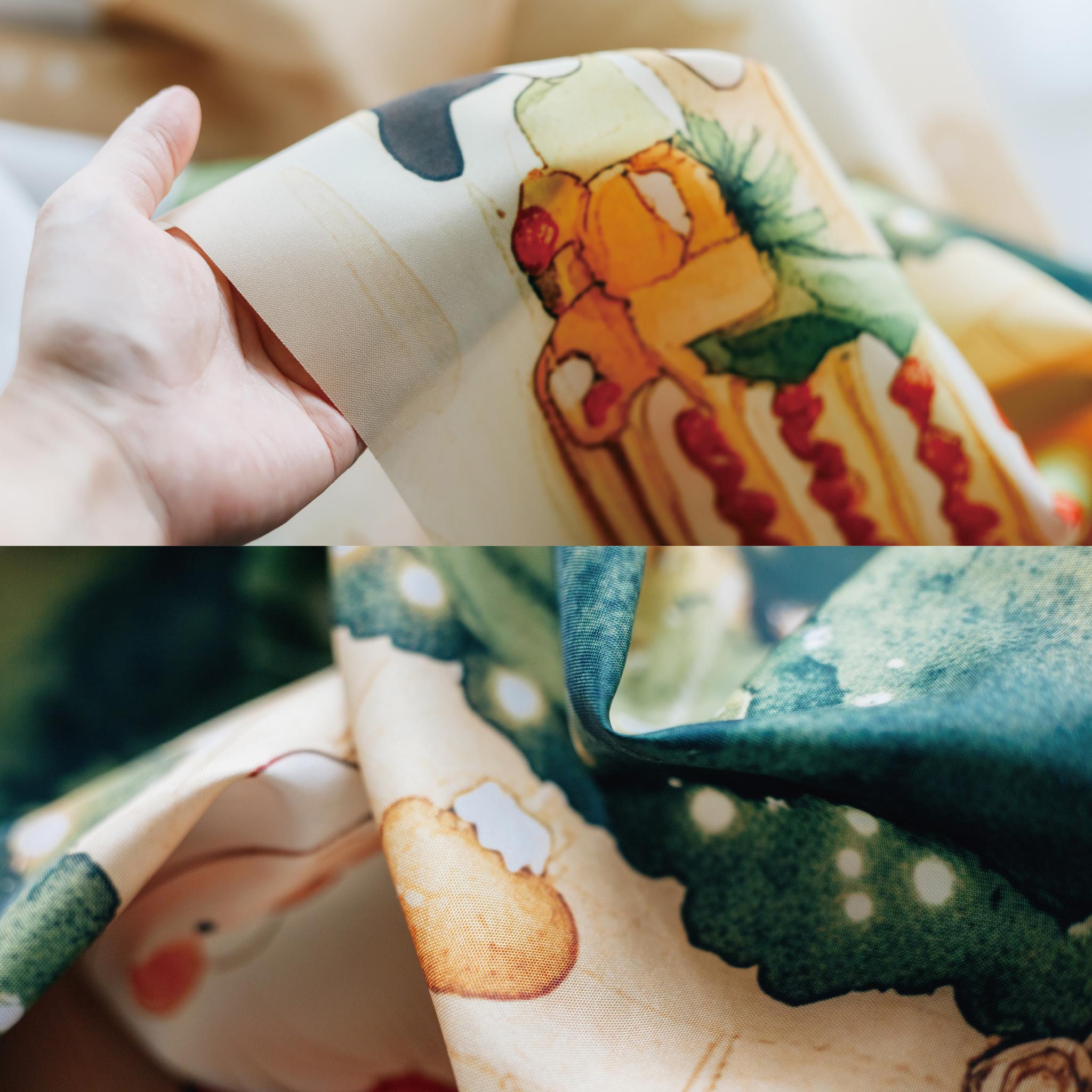 ［11/20 21:00～発売］サンタとクリスマスツリーマット/おうちスタジオ/おうちフォトに ［背景布］[撮影小物] | 7枚目