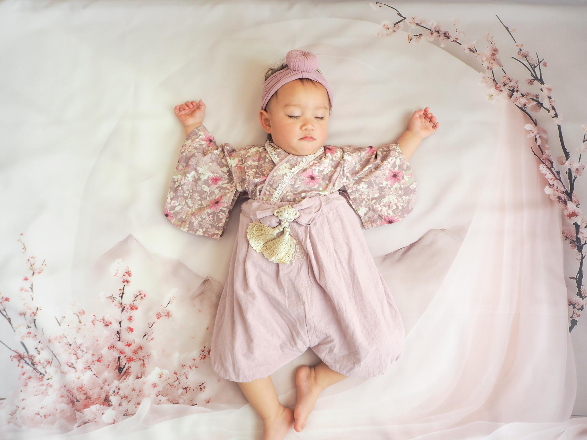 桃の花のアーチボードマット ひな祭りや七五三、お誕生日の飾りつけに | 11枚目